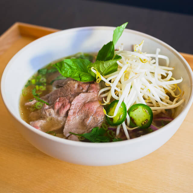 Beef Pho (Vietnamese Rice Noodle with Beef Broth)