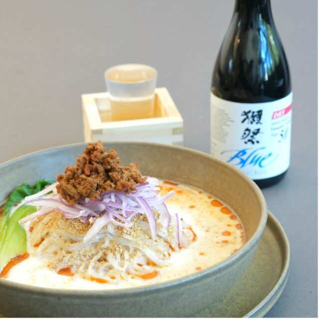 Japanese Sake and Food Pairing 16<br>Cold Sesame TanTan Pho x Dassai Blue Type 50 Dry