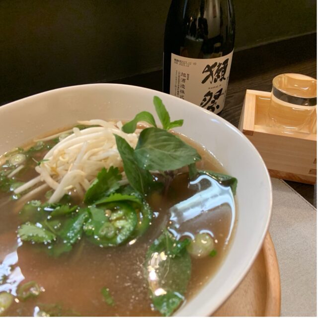 Japanese Sake and Food Pairing 12 – Rin-Tei’s signature Beef Pho x Dassai 39